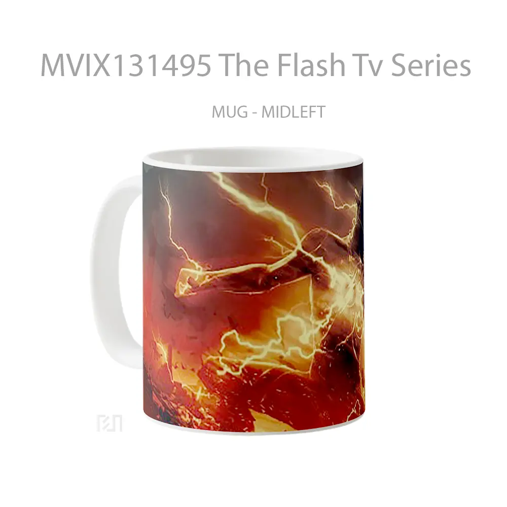 Mug The Flash Tv Series Gelas Superhero - All-side / Desain