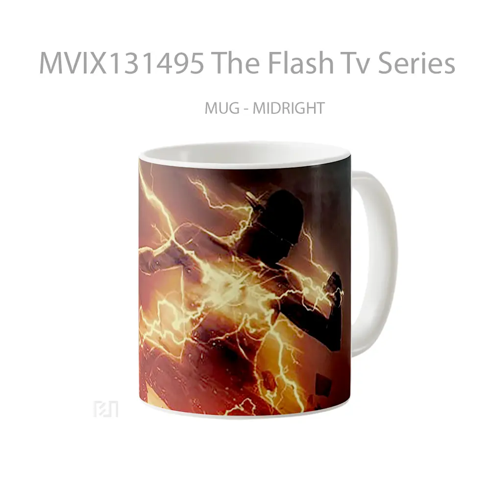 Mug The Flash Tv Series Gelas Superhero - All-side / Desain
