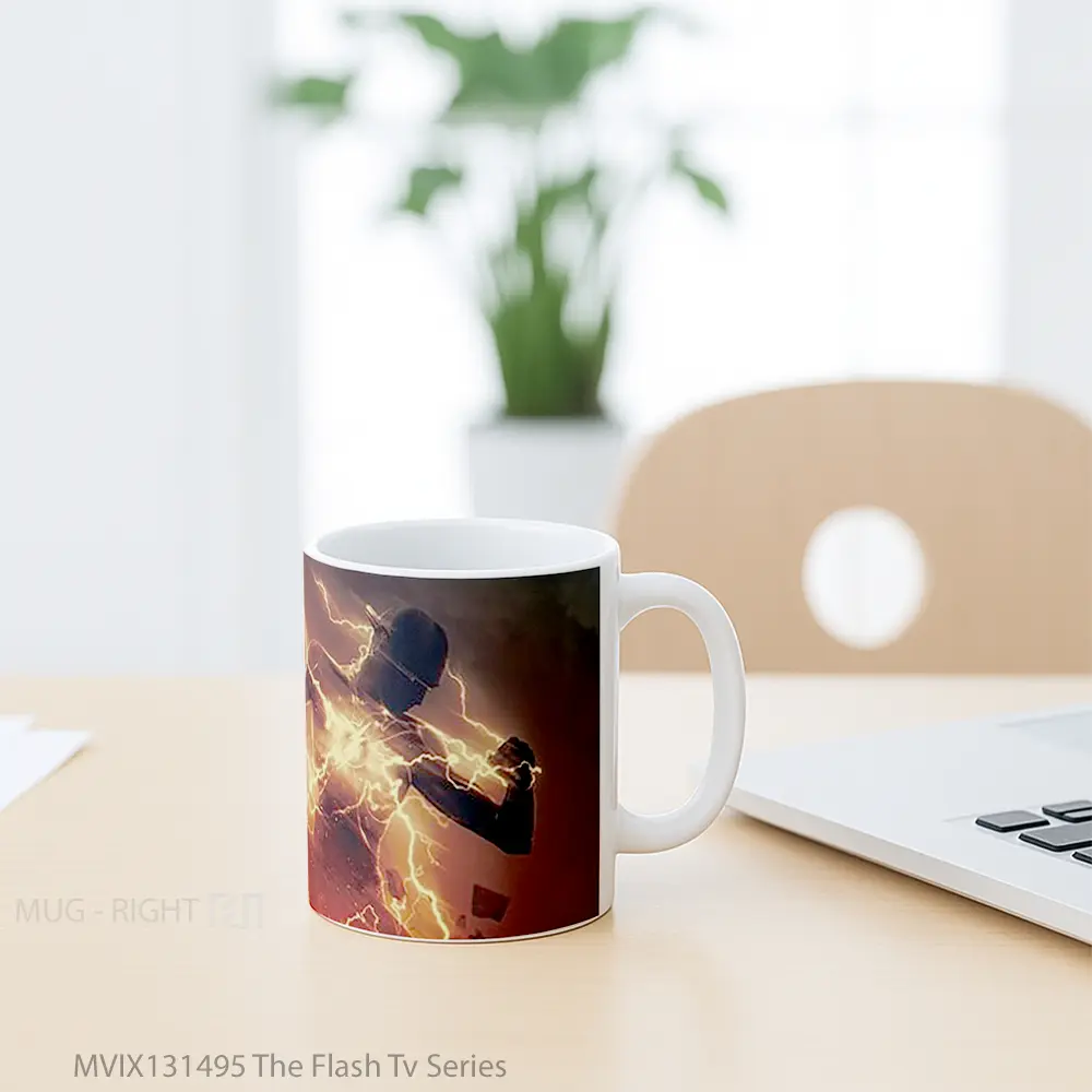Mug The Flash Tv Series Gelas Superhero - All-side / Desain