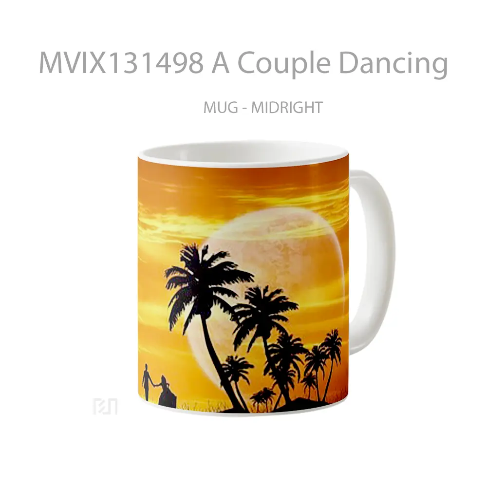 Mug A Couple Dancing Gelas Keramik Unik - All-side / Desain
