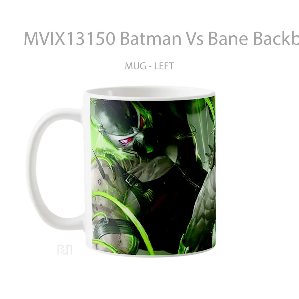Mug Batman Vs Bane Backbreaker Gelas Superhero - All-side / Desain