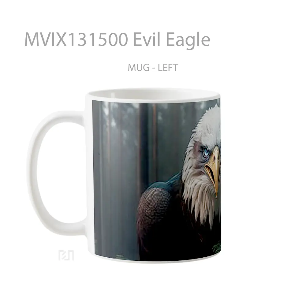 Mug Evil Eagle Gelas Hewan Lucu - All-side / Desain