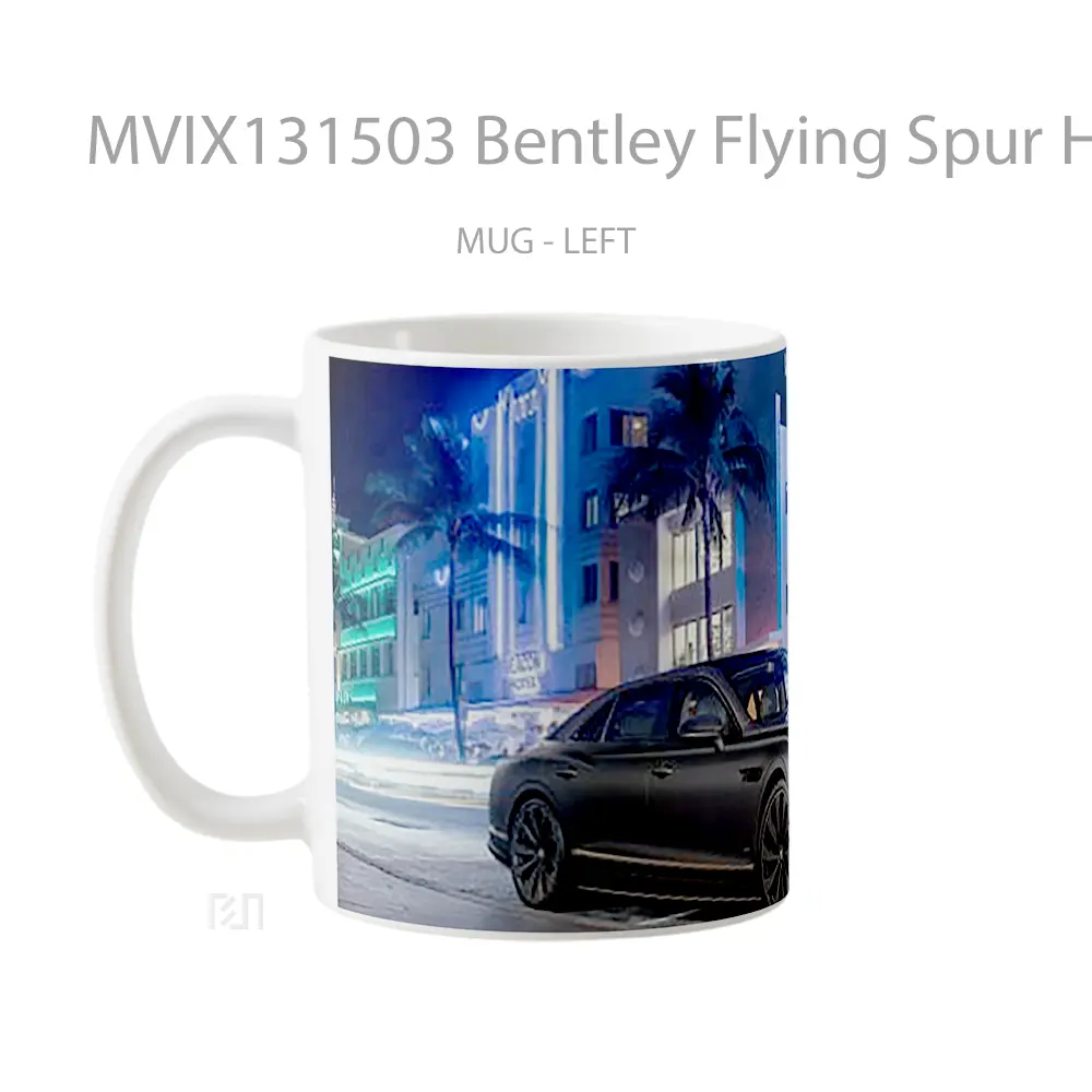Mug Bentley Flying Spur Hybrid Cangkir Mobil - All-side / Desain