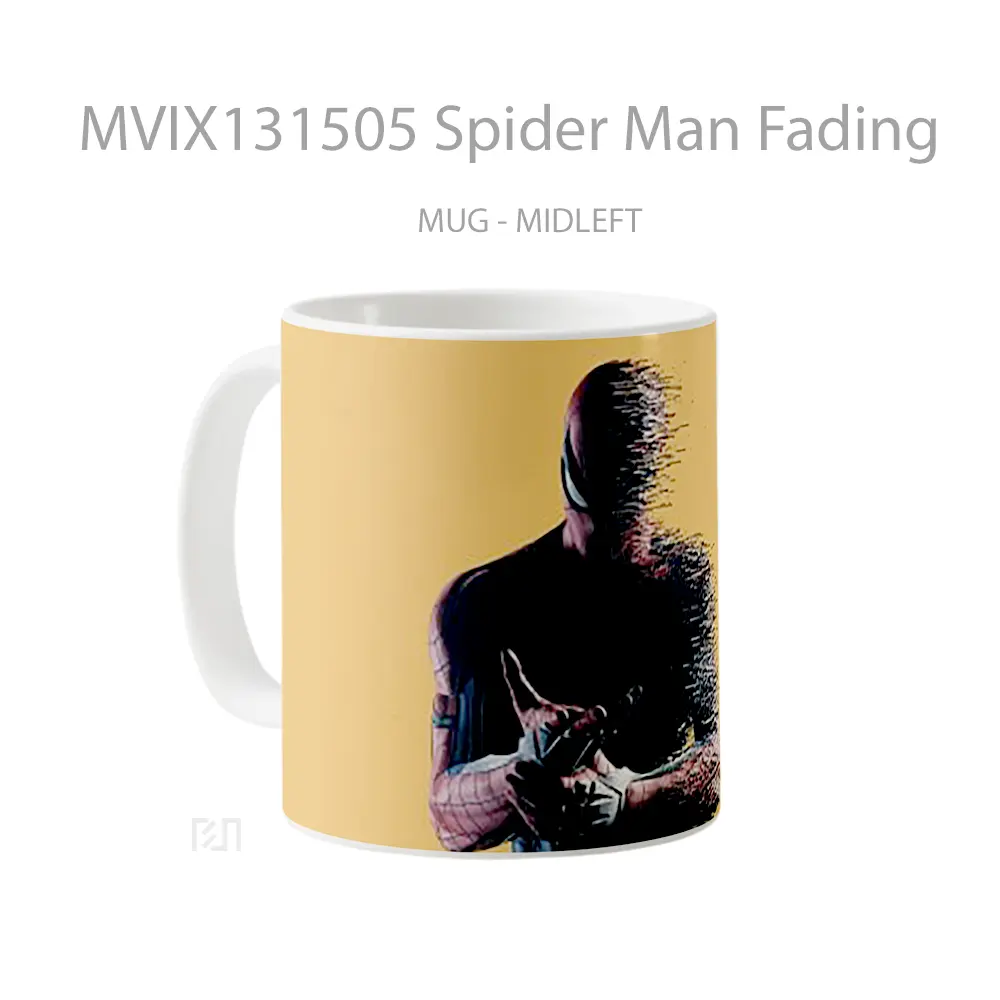 Mug Spider Man Fading Gelas Superhero - All-side / Desain