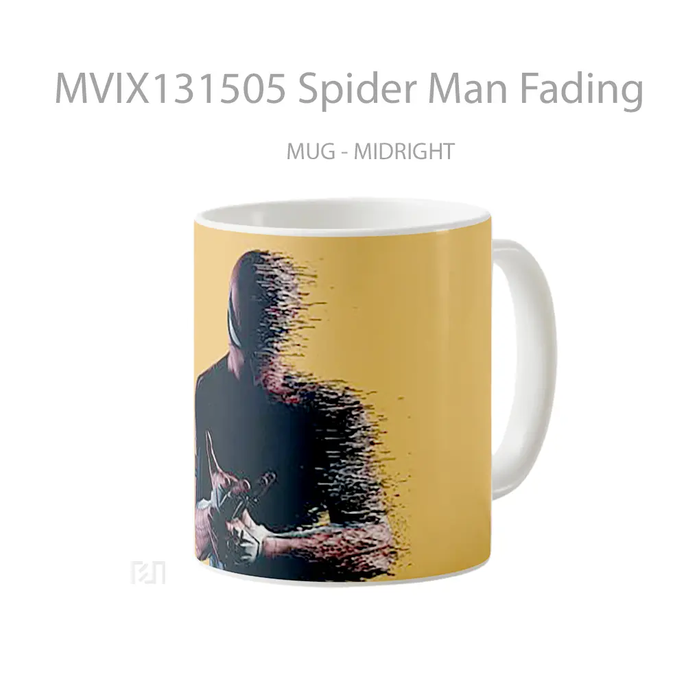 Mug Spider Man Fading Gelas Superhero - All-side / Desain
