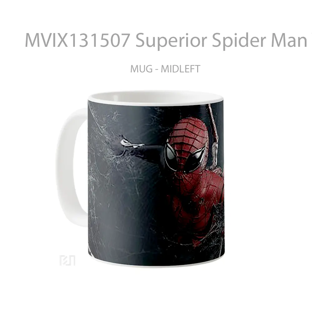 Mug Superior Spider Man V1 Gelas Superhero - All-side / Desain
