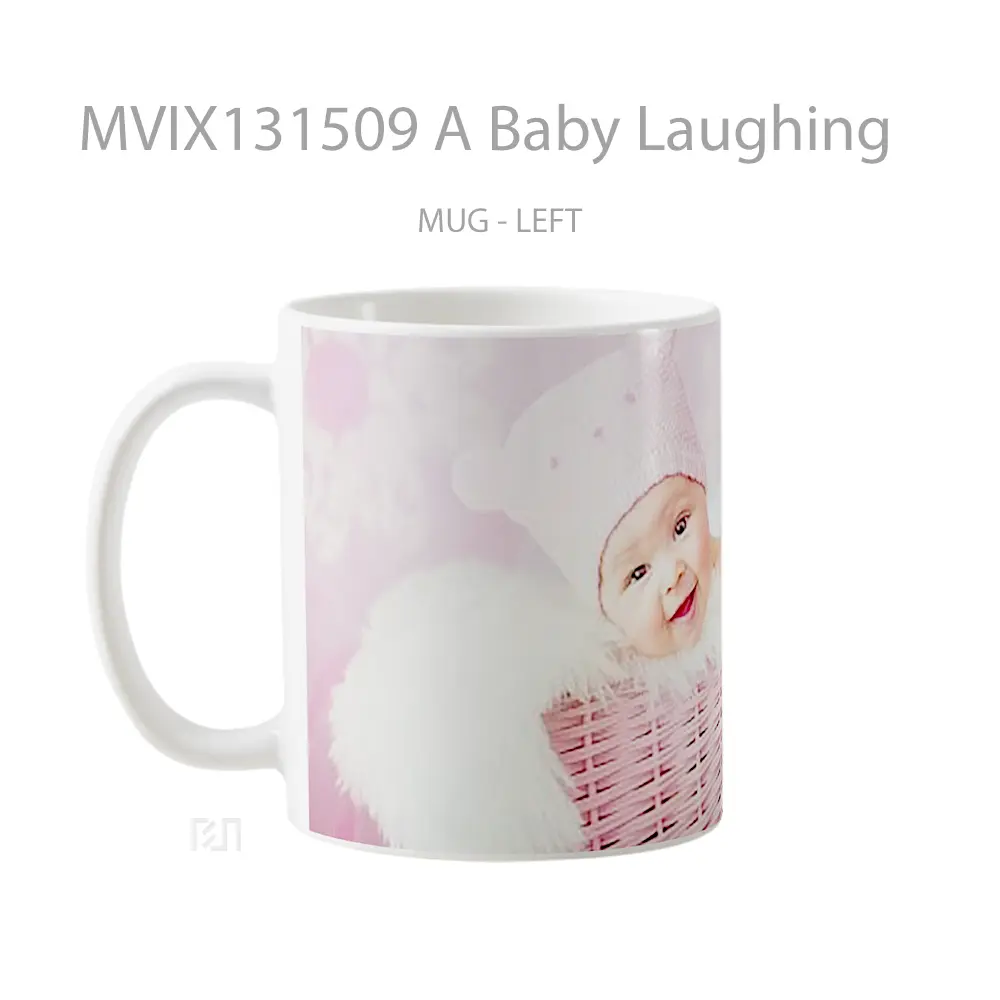 Mug A Baby Laughing Gelas Keramik Unik - All-side / Desain
