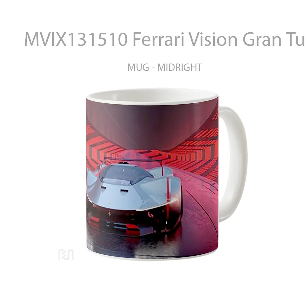 Mug Ferrari Vision Gran Turismo V1 Gelas Superhero - All-side / Desain