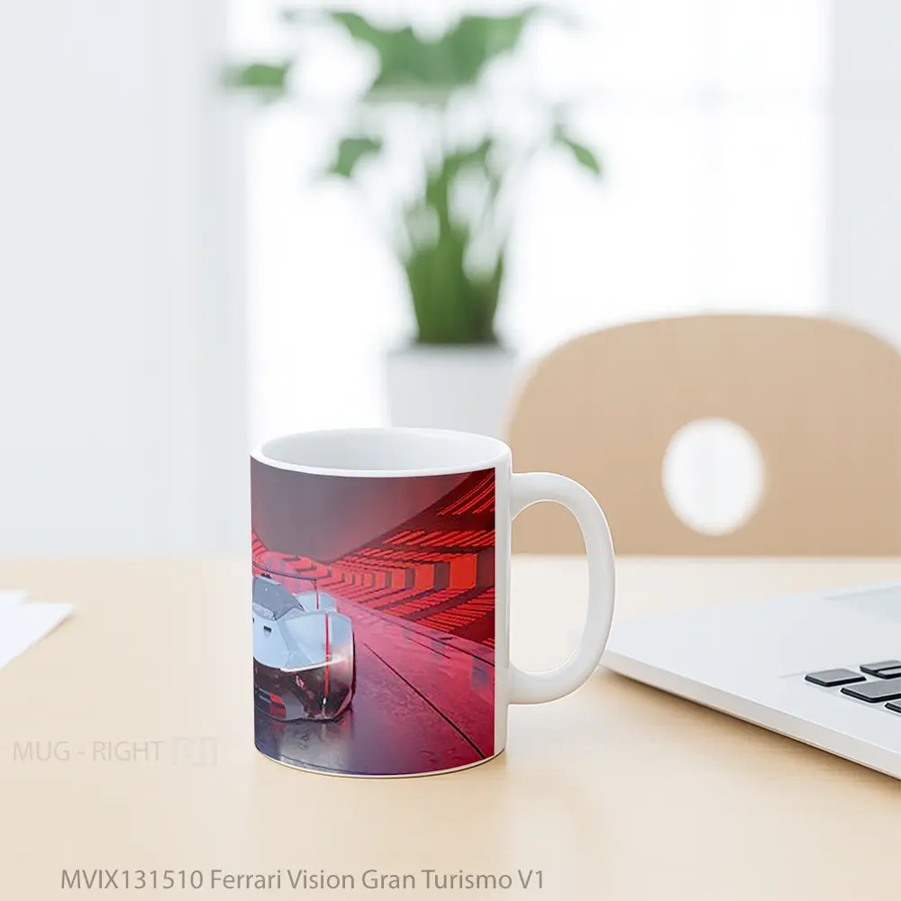 Mug Ferrari Vision Gran Turismo V1 Gelas Superhero - All-side / Desain