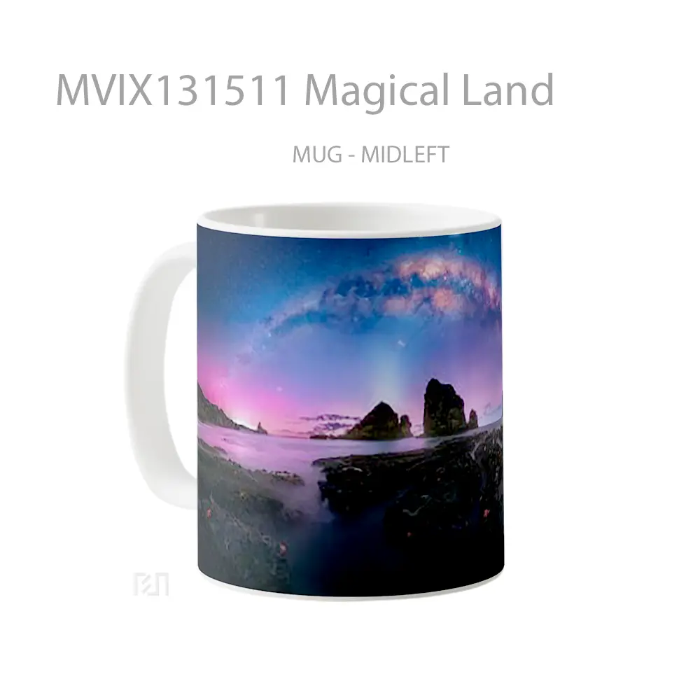 Mug Magical Land Gelas Keramik Unik - All-side / Desain