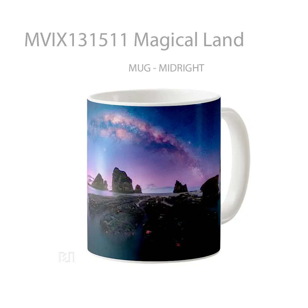 Mug Magical Land Gelas Keramik Unik - All-side / Desain
