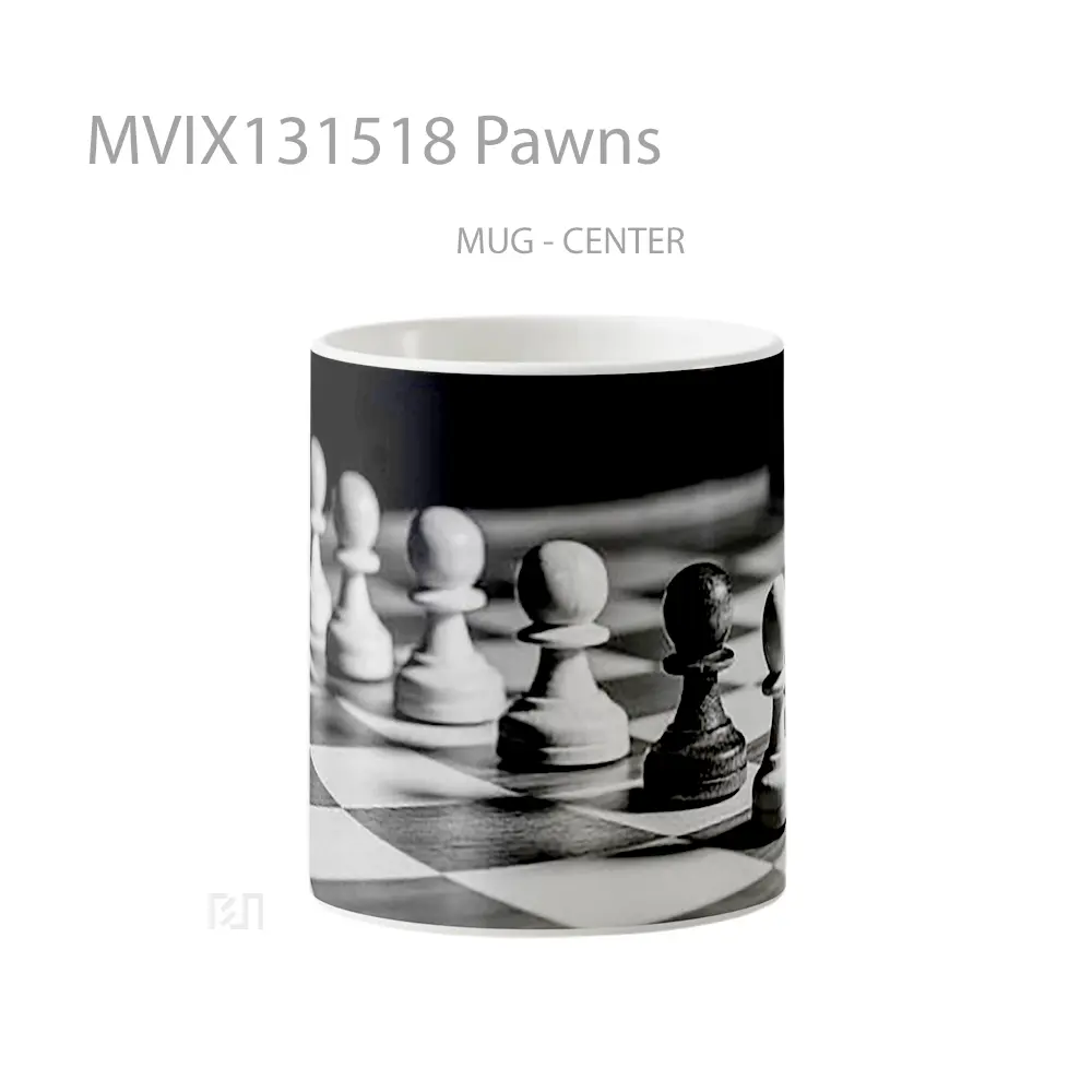 Mug Pawns Gelas Keramik Unik