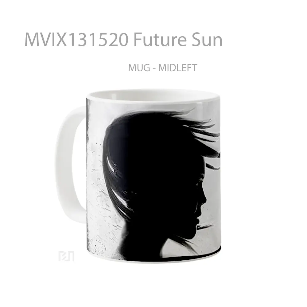 Mug Future Sun Gelas Keramik Unik - All-side / Desain