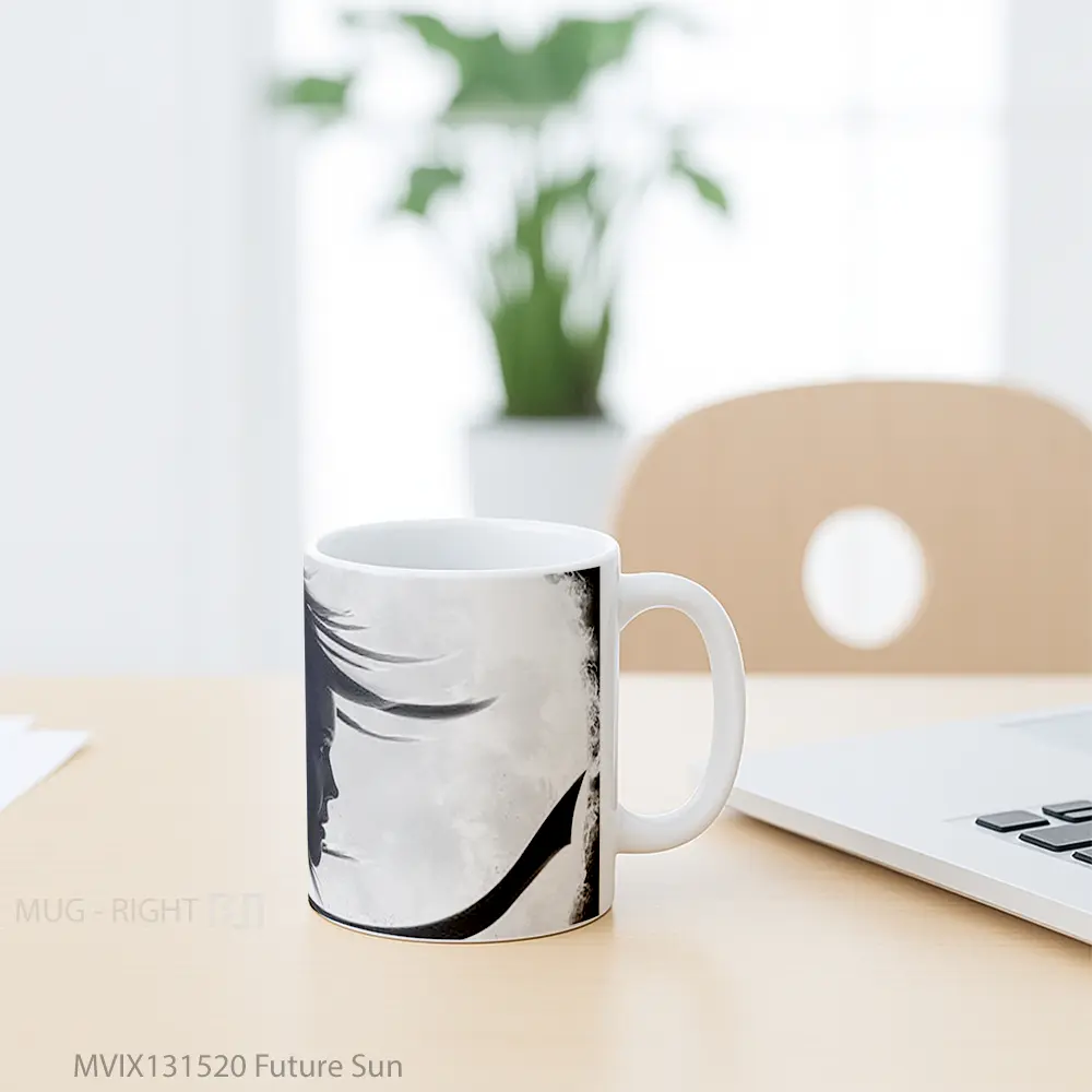 Mug Future Sun Gelas Keramik Unik - All-side / Desain