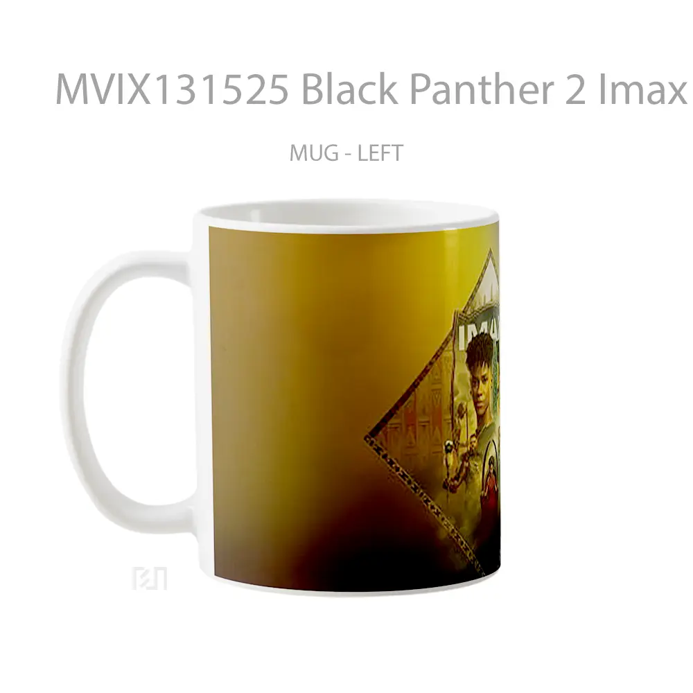 Mug Black Panther 2 Imax Poster Gelas Superhero - All-side / Desain
