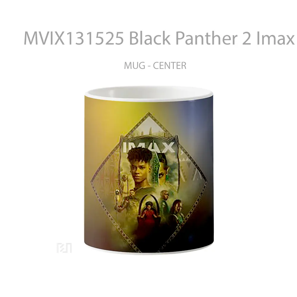 Mug Black Panther 2 Imax Poster Gelas Superhero
