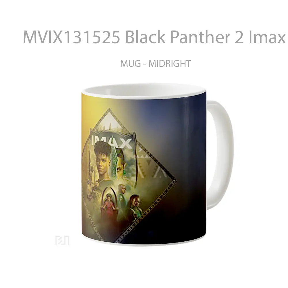 Mug Black Panther 2 Imax Poster Gelas Superhero - All-side / Desain