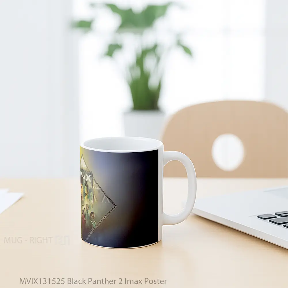 Mug Black Panther 2 Imax Poster Gelas Superhero - All-side / Desain