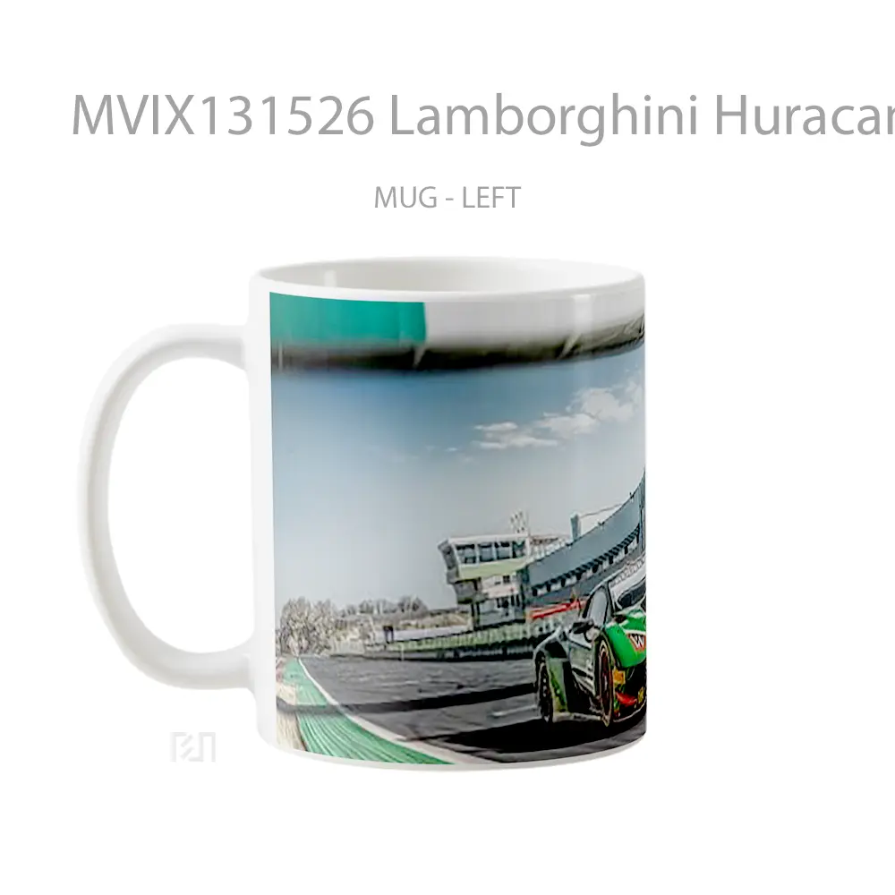 Mug Lamborghini Huracan Gt3 Evo2 Cangkir Mobil - All-side / Desain