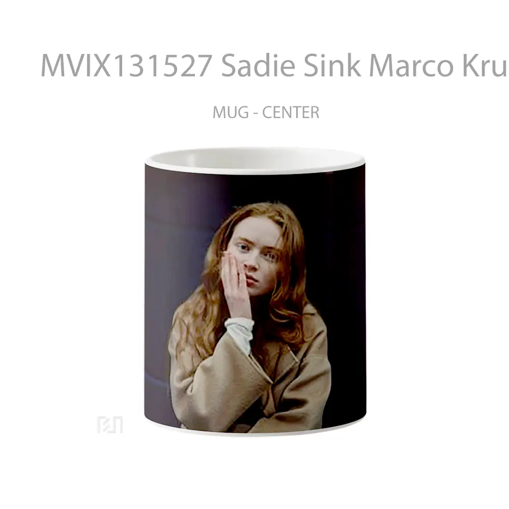 Mug Sadie Sink Marco Kruger Photoshoot V1 Gelas Keramik Unik
