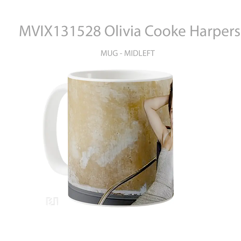 Mug Olivia Cooke Harpers Bazaar Uk Winter Gelas Selebriti - All-side / Desain