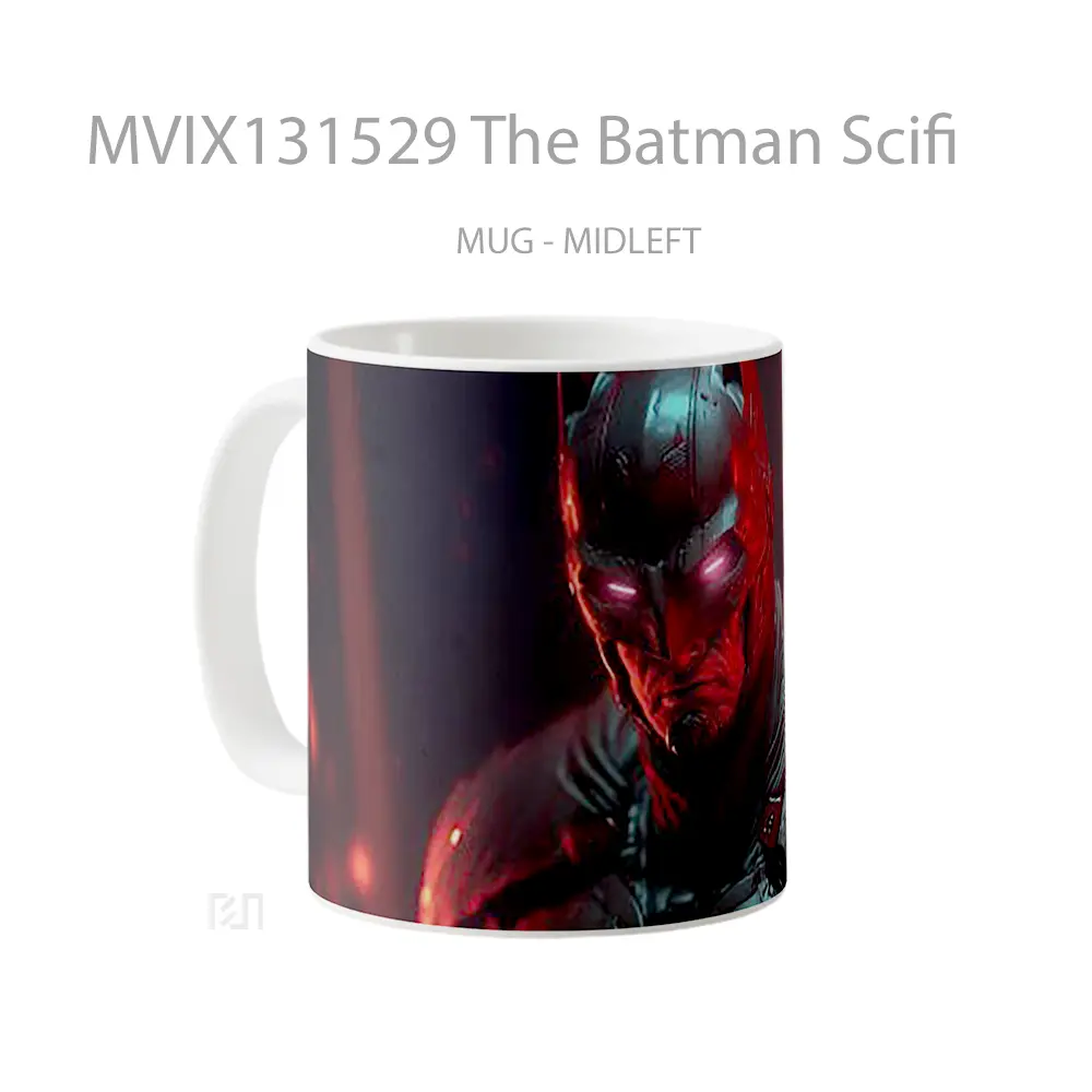 Mug The Batman Scifi Gelas Superhero - All-side / Desain