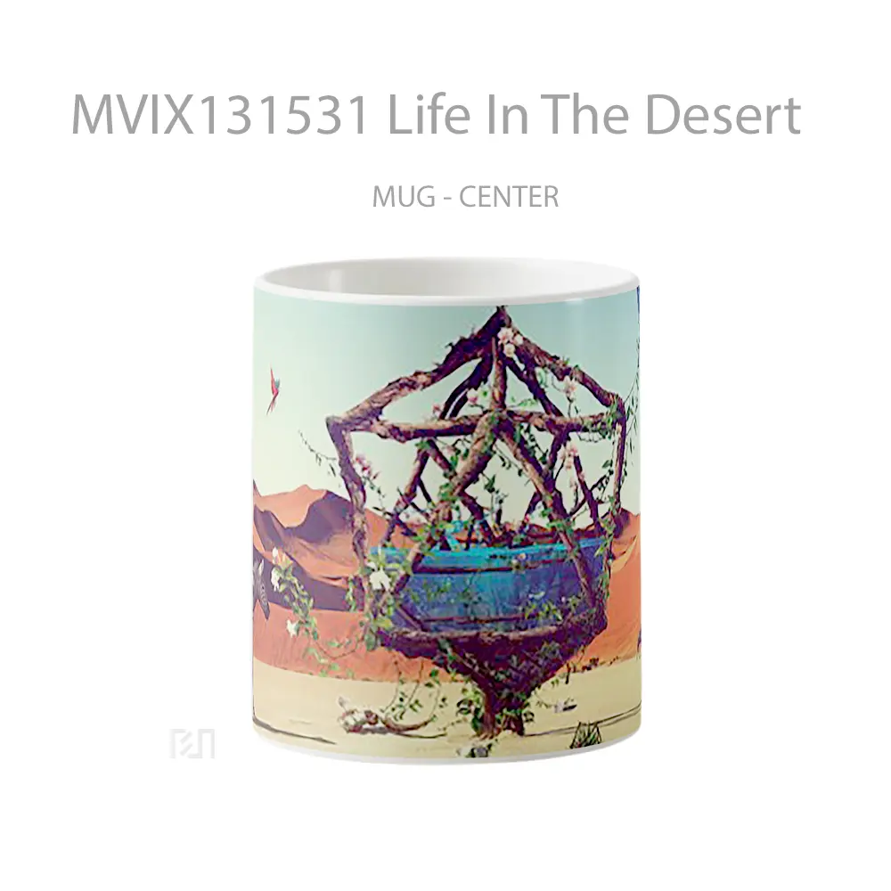 Mug Life In The Desert Gelas Pemandangan Alam