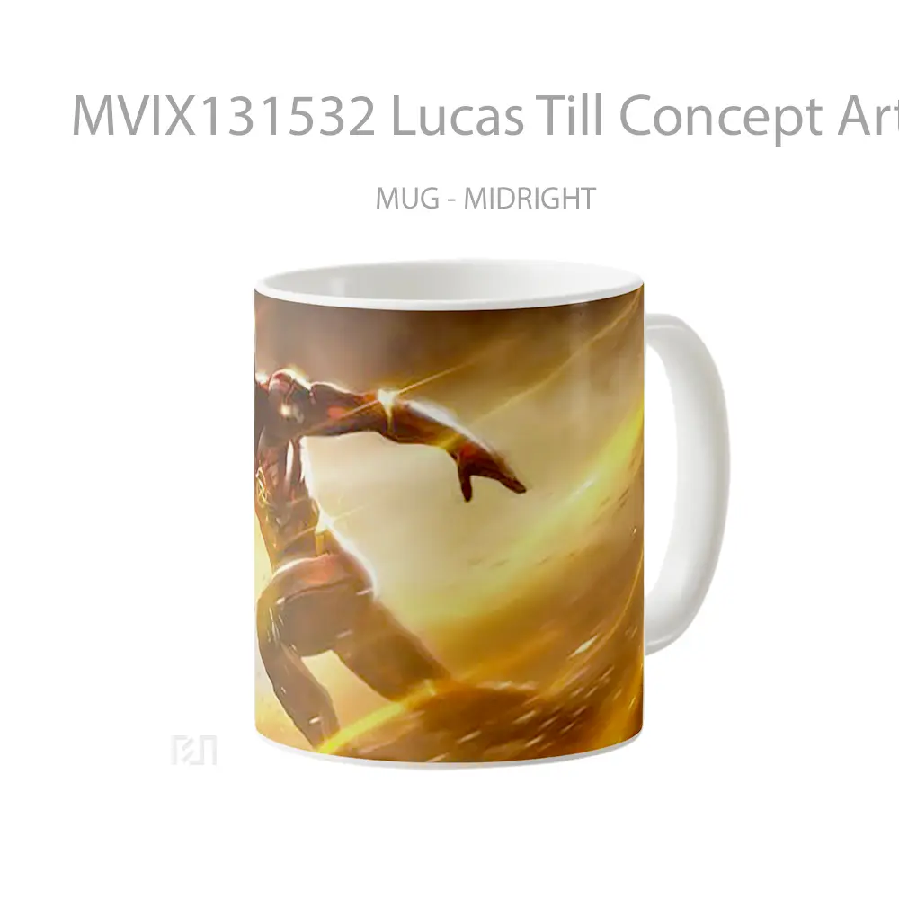 Mug Lucas Till Concept Art As New Flash Gelas Superhero - All-side / Desain