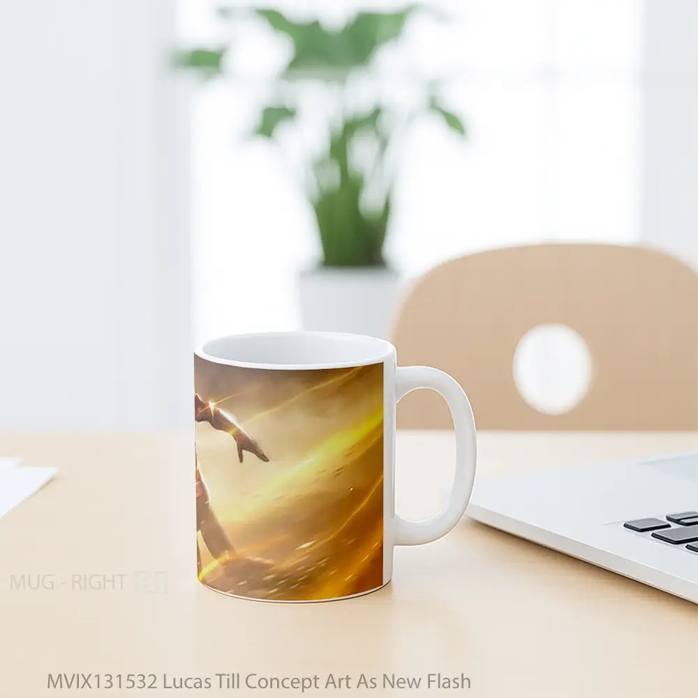 Mug Lucas Till Concept Art As New Flash Gelas Superhero - All-side / Desain