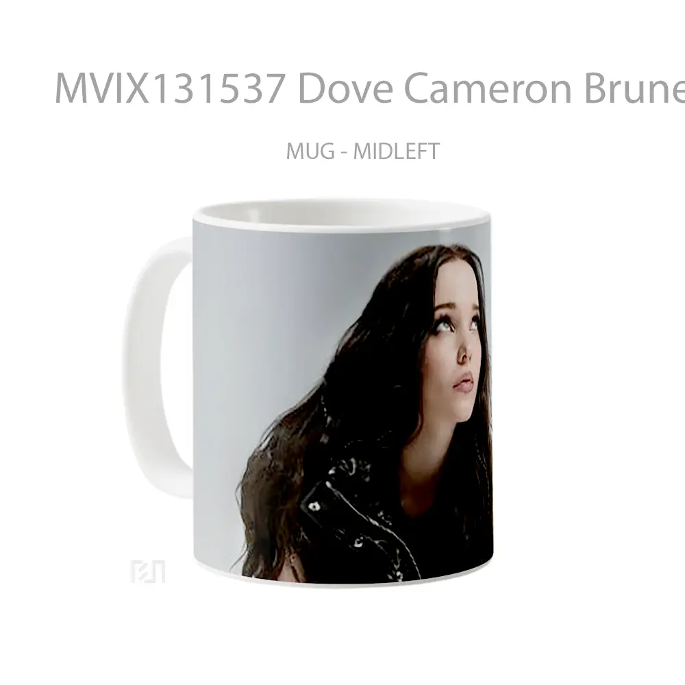 Mug Dove Cameron Brunette Gelas Keramik Unik - All-side / Desain