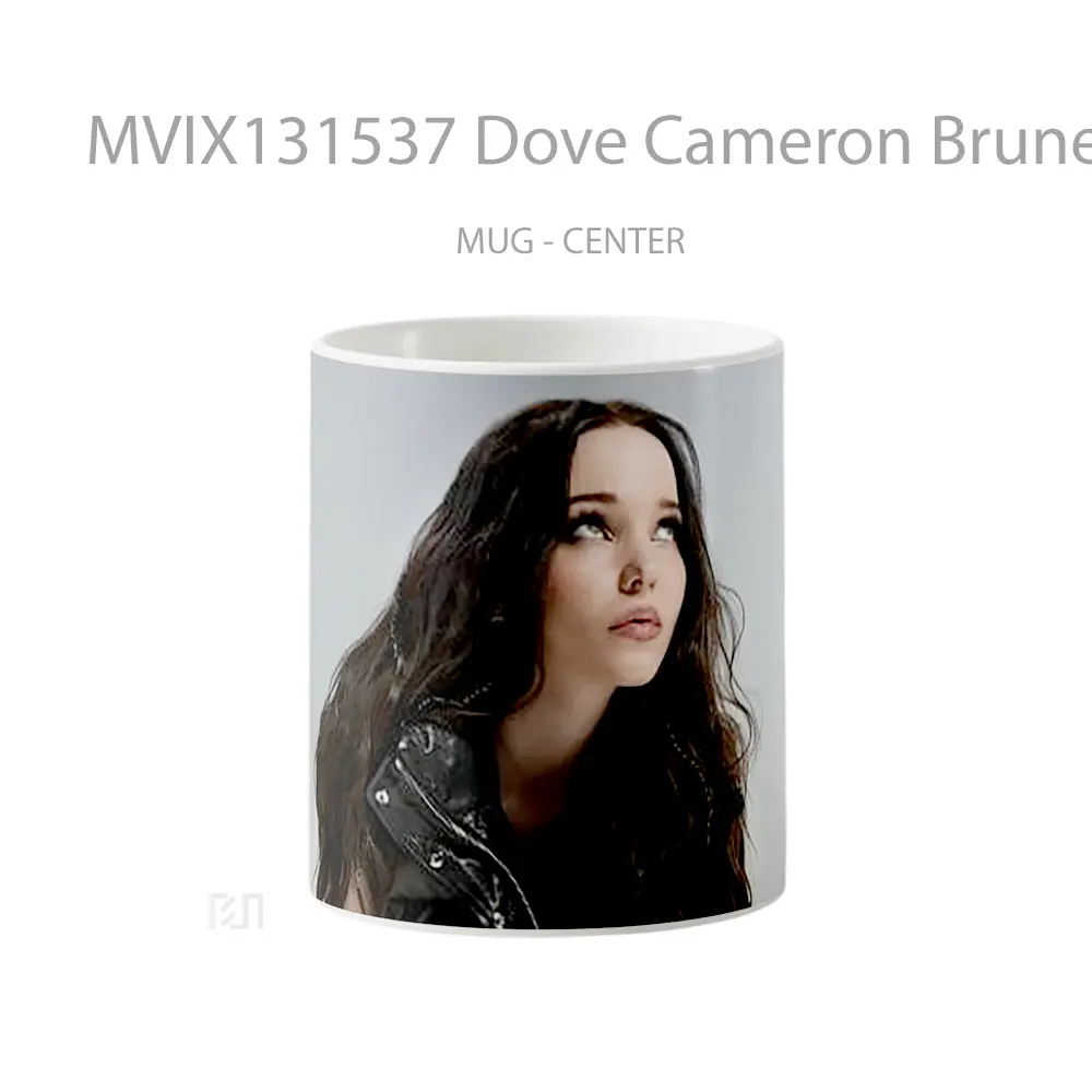 Mug Dove Cameron Brunette Gelas Keramik Unik