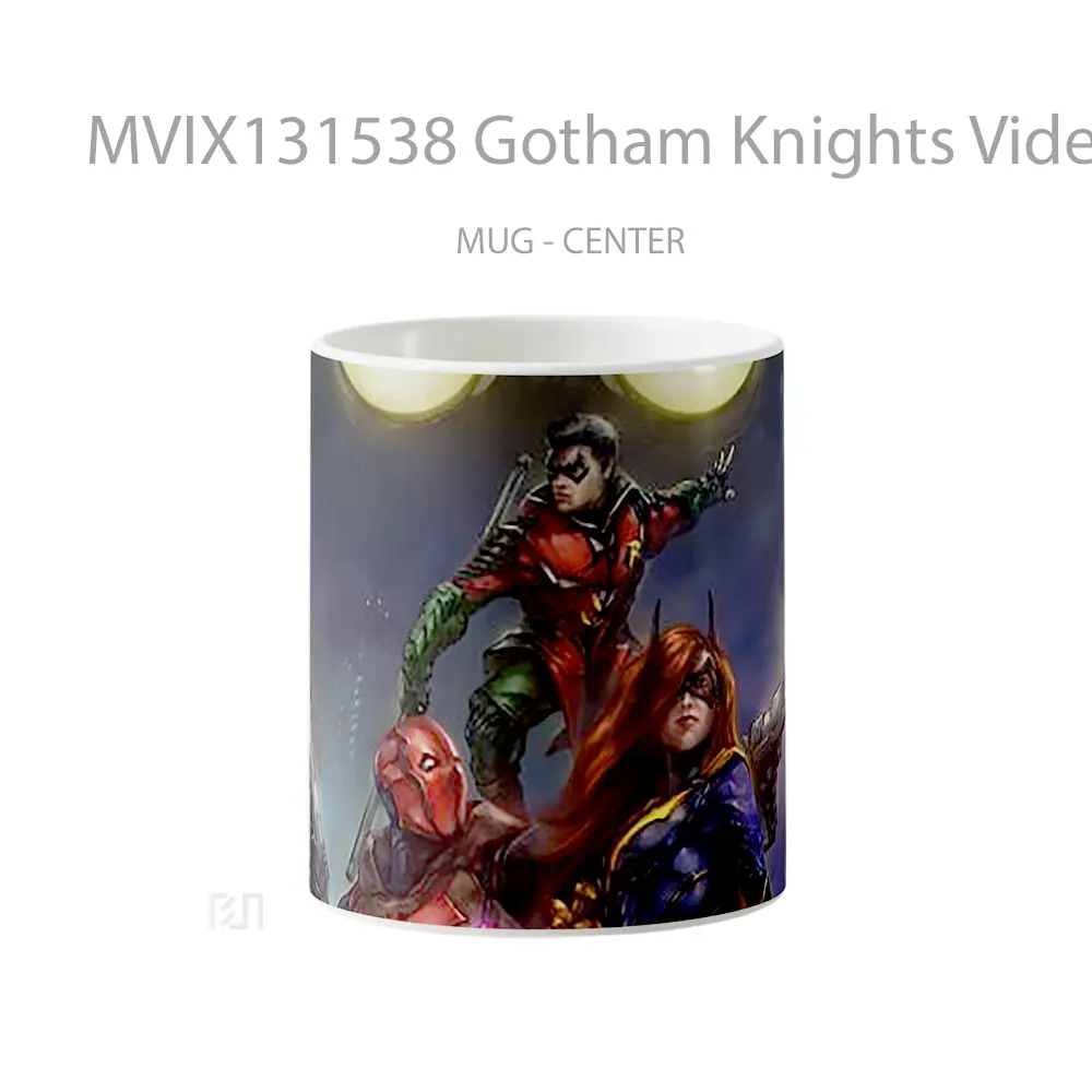 Mug Gotham Knights Video Game Cangkir Gamer