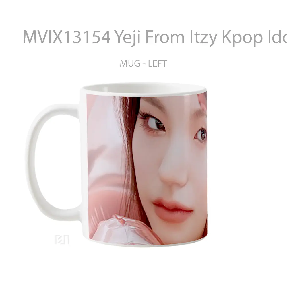 Mug Yeji From Itzy Kpop Idol Gelas Keramik Unik - All-side / Desain