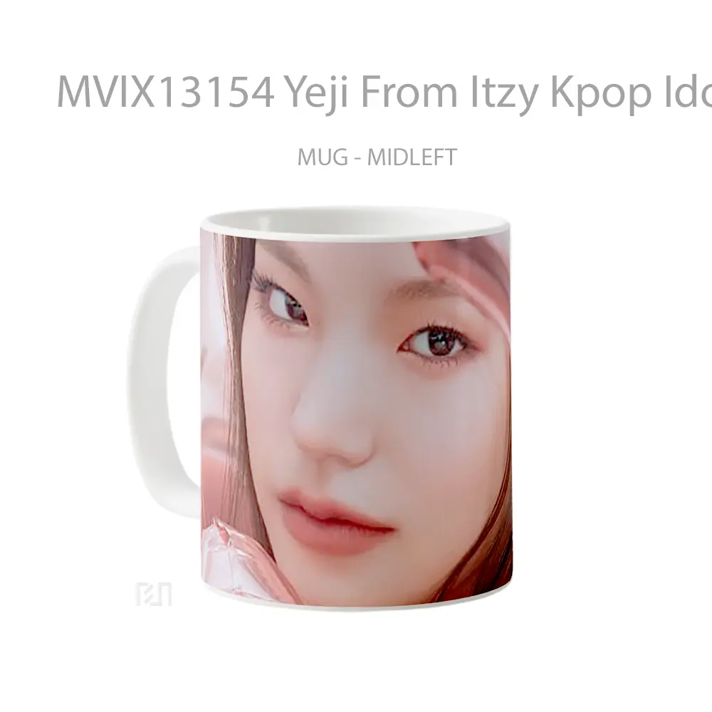 Mug Yeji From Itzy Kpop Idol Gelas Keramik Unik - All-side / Desain