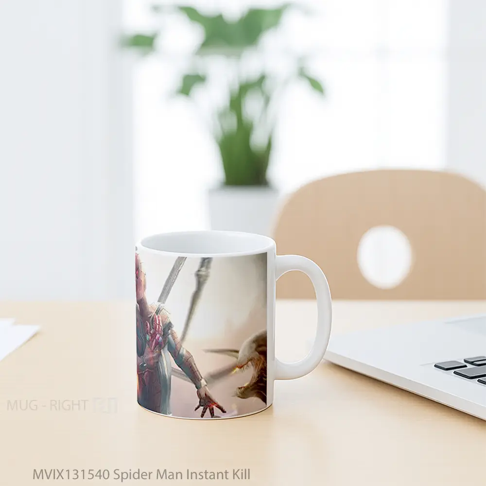 Mug Spider Man Instant Kill Gelas Superhero - All-side / Desain