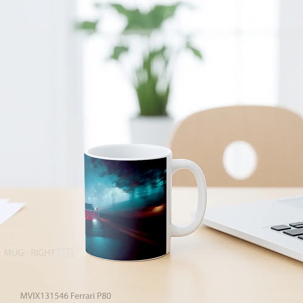 Mug Ferrari P80 Cangkir Mobil - All-side / Desain