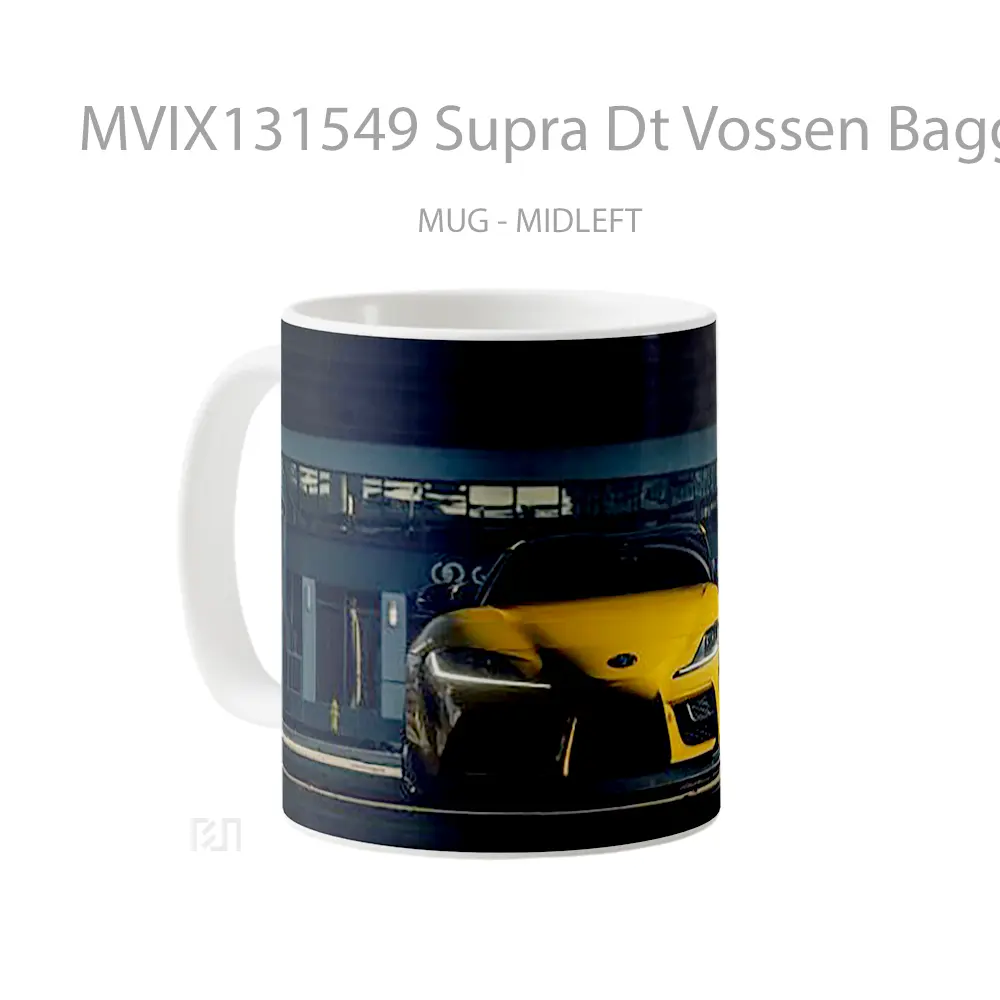 Mug Supra Dt Vossen Bagged Yellow Gelas Keramik Unik - All-side / Desain