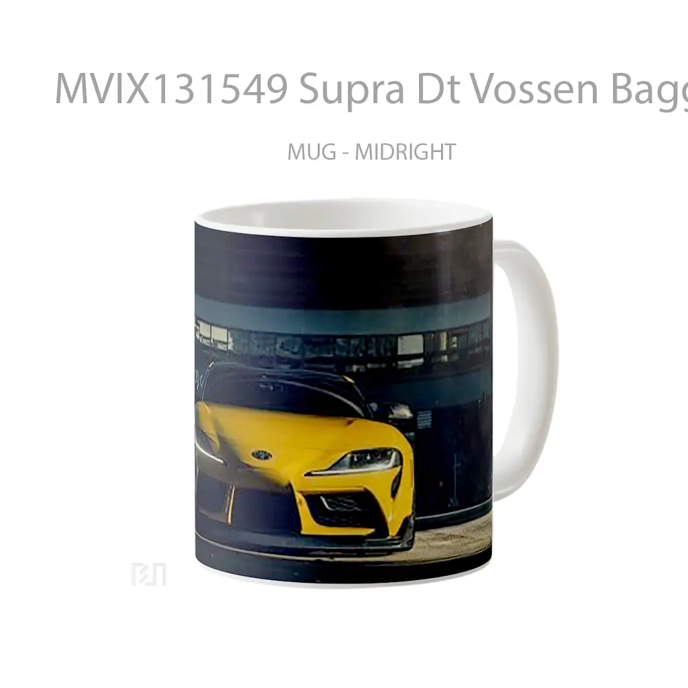 Mug Supra Dt Vossen Bagged Yellow Gelas Keramik Unik - All-side / Desain
