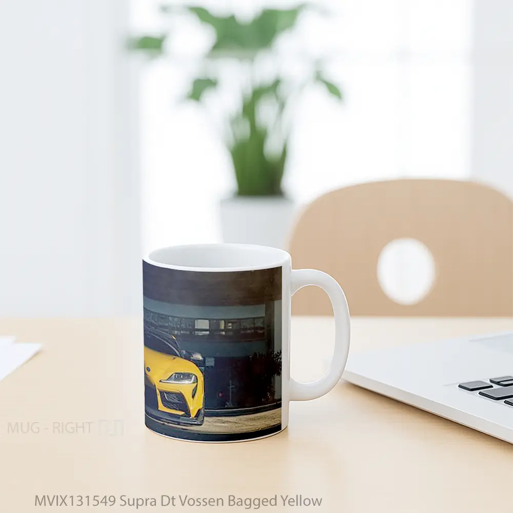 Mug Supra Dt Vossen Bagged Yellow Gelas Keramik Unik - All-side / Desain