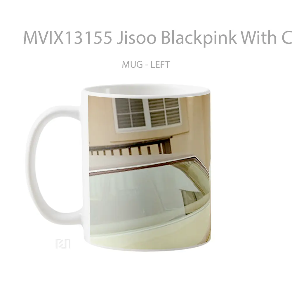 Mug Jisoo Blackpink With Car Cangkir Mobil - All-side / Desain