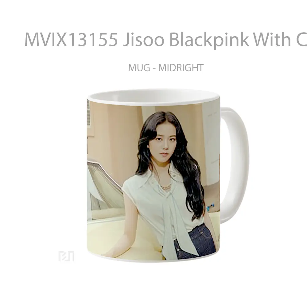 Mug Jisoo Blackpink With Car Cangkir Mobil - All-side / Desain