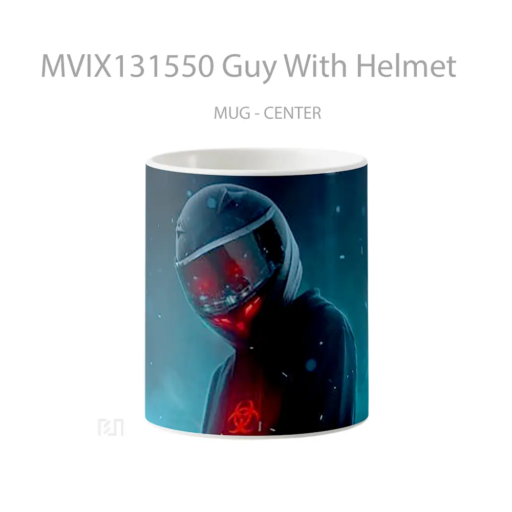 Mug Guy With Helmet Gelas Keramik Unik