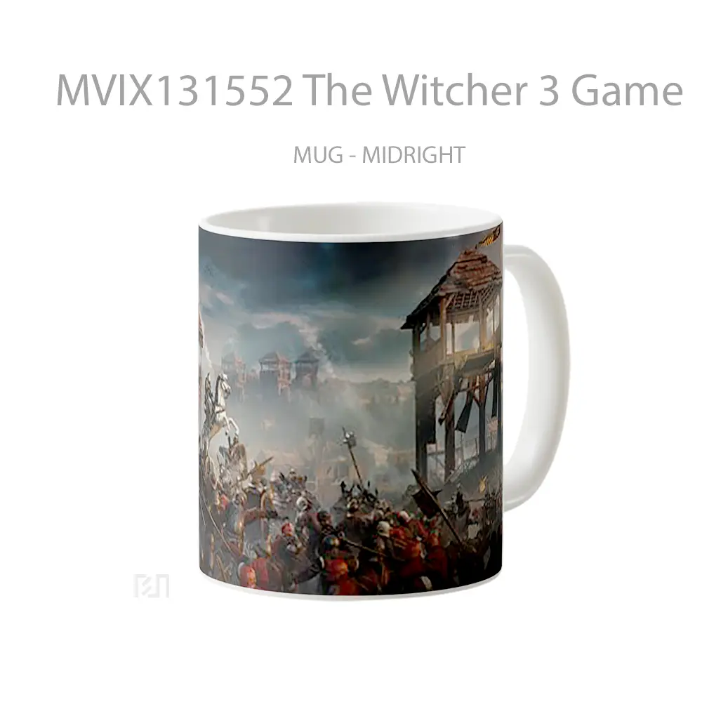 Mug The Witcher 3 Game Cangkir Gamer - All-side / Desain