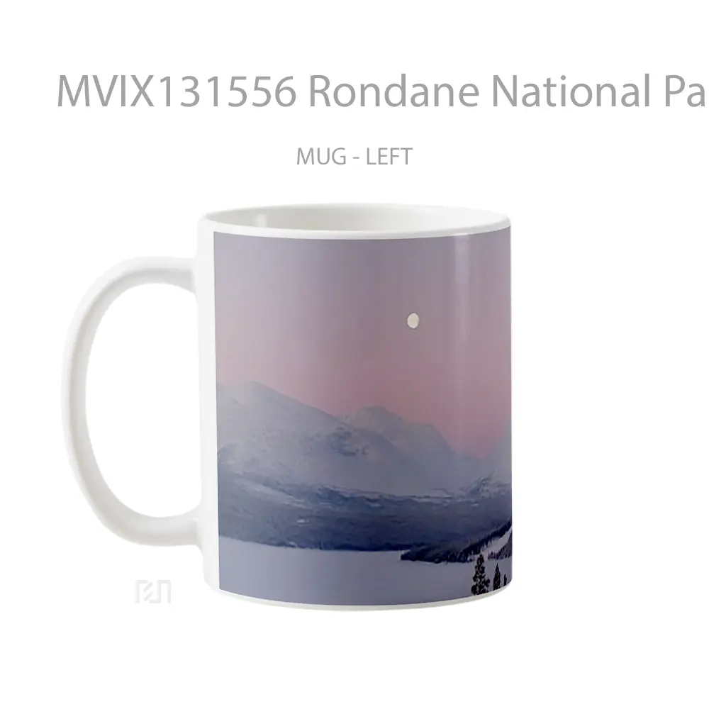Mug Rondane National Park Gelas Keramik Unik - All-side / Desain