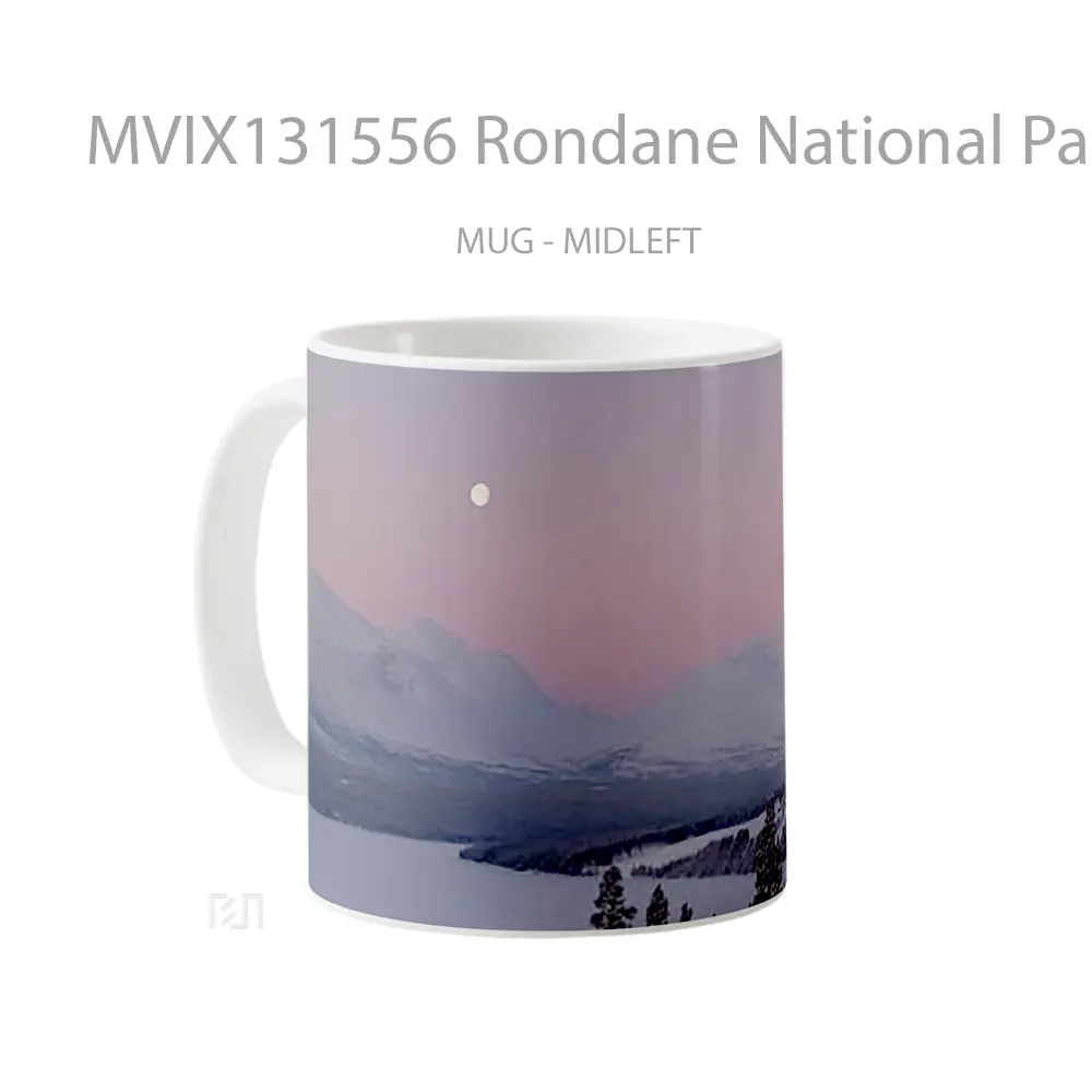 Mug Rondane National Park Gelas Keramik Unik - All-side / Desain