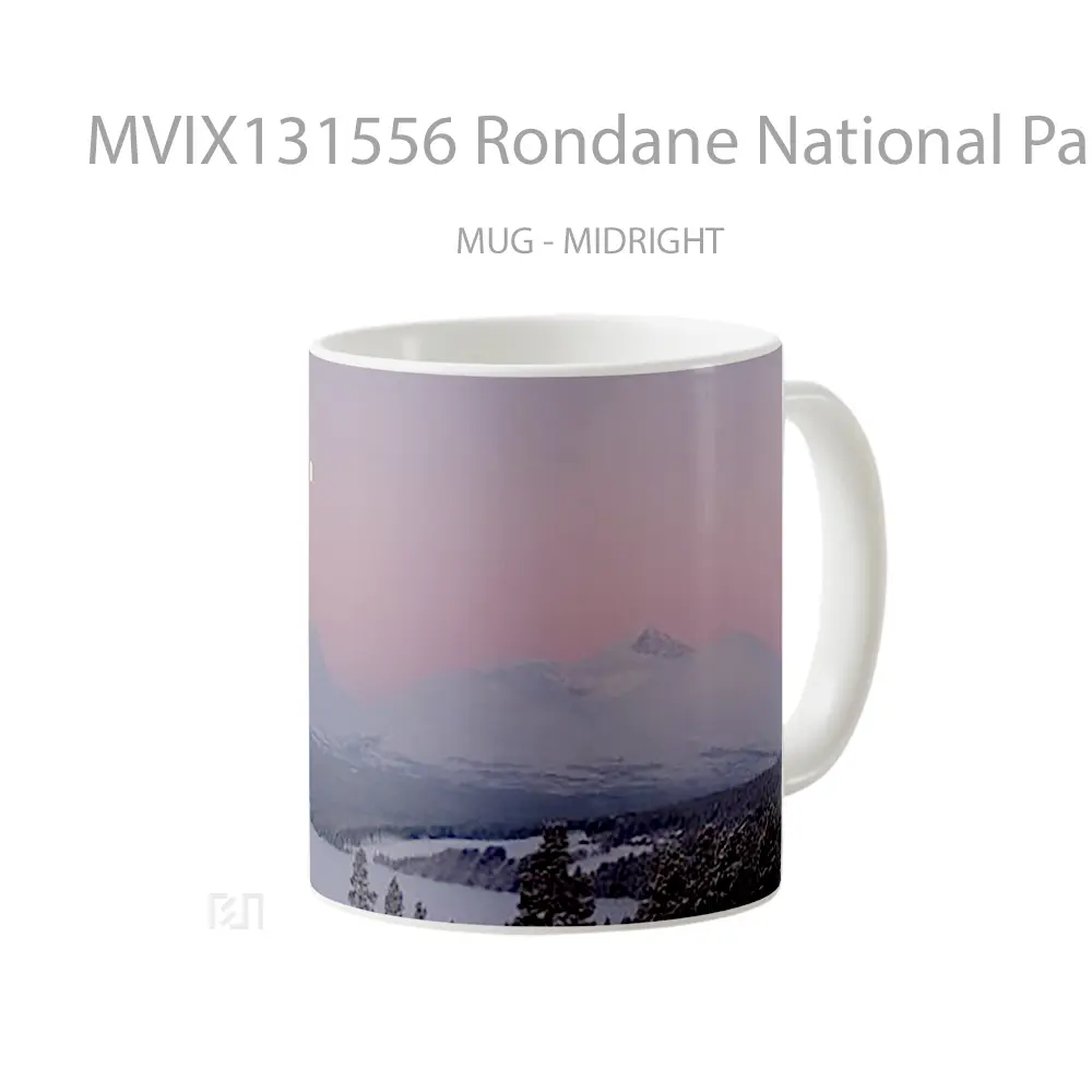 Mug Rondane National Park Gelas Keramik Unik - All-side / Desain