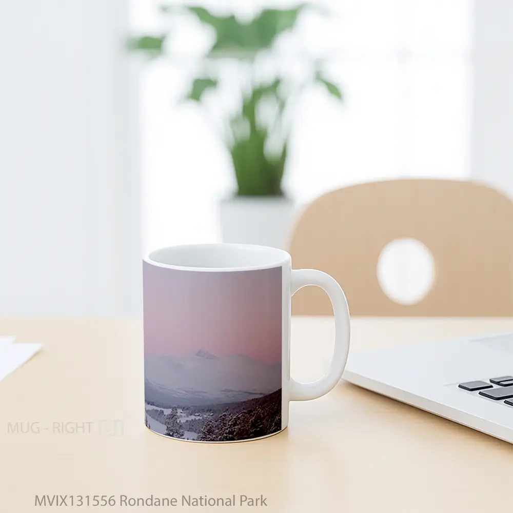 Mug Rondane National Park Gelas Keramik Unik - All-side / Desain