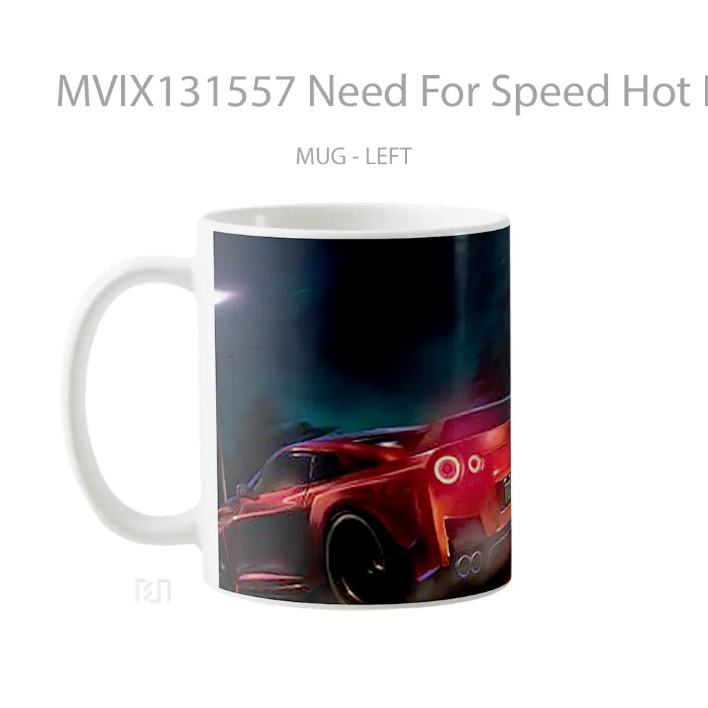 Mug Need For Speed Hot Pursuit Cangkir Gamer - All-side / Desain
