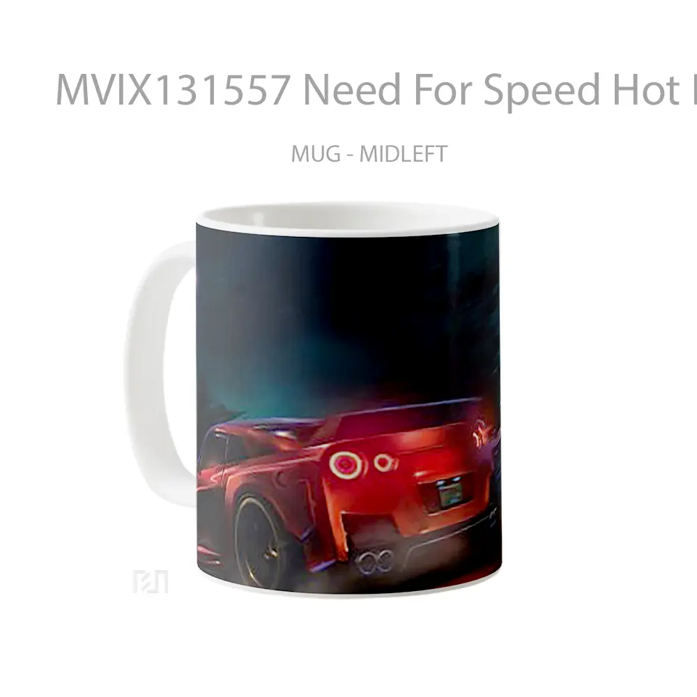Mug Need For Speed Hot Pursuit Cangkir Gamer - All-side / Desain