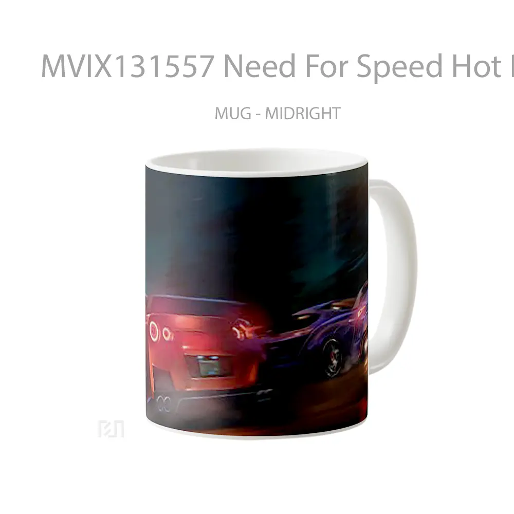 Mug Need For Speed Hot Pursuit Cangkir Gamer - All-side / Desain